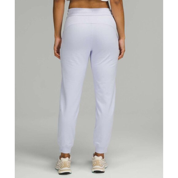 LULULEMON pants scuba high rise jogger french terry pastel blue drawstring 12 - Picture 3 of 9